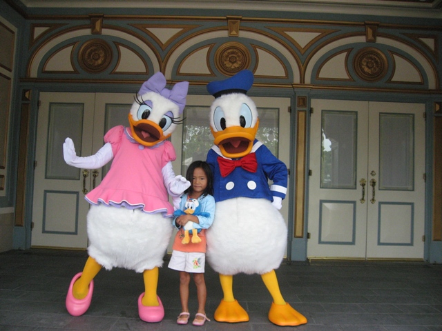 Donald, Daisy and me!!